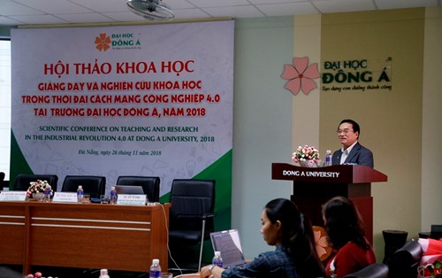 Hội thảo “Giảng dạy và NCKH trong thời đại CMCN 4.0" tại trường ĐH Đông Á