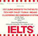 SV NCKH 2020-2021: XÂY DỰNG WEBSITE THI THỬ IELTS  TÍCH HỢP THUẬT TOÁN K-MEANS CLUSTERING RECOMENDER SYSTEM