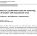 On the performance of CUSUM control charts for monitoring the coefficient of variation with measurement errors