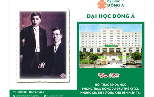 MỜI THAM DỰ HỘI THẢO VỀ PHONG TRÀO ĐÔNG DU