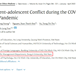 Parent-adolescent Conflict during the COVID-19 Pandemic