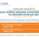 Đề cử Giải thưởng Engaged Achievement 2021 và Engaged Scholar 2021