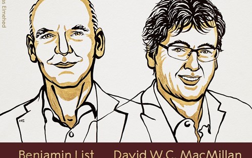 Giải Nobel hóa học vinh danh các chất xúc tác ‘tao nhã’ có thể phân biệt trái phải