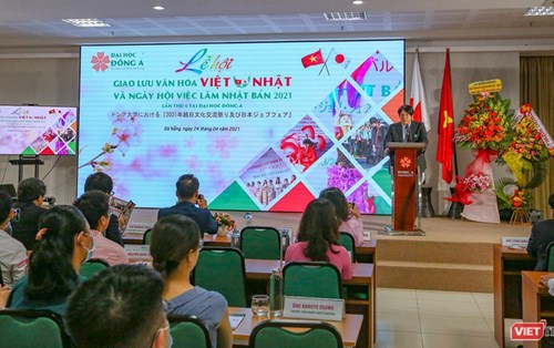 Toàn cảnh lễ hội giao lưu văn hóa Việt - Nhật và Ngày hội việc làm Nhật Bản 2021 tại Đà Nẵng