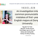 SV NCKH 2020-2021: An investigation into common pronunciation mistakes of first-year English majors at Dong A University